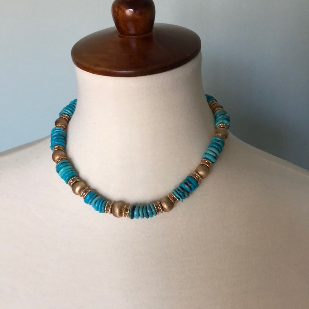 blue coral necklace